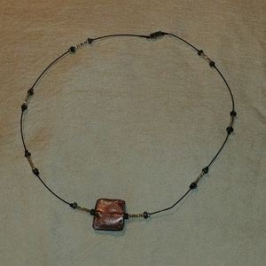 🌺2/$25 or 5/$50 Art Glass and bead necklace